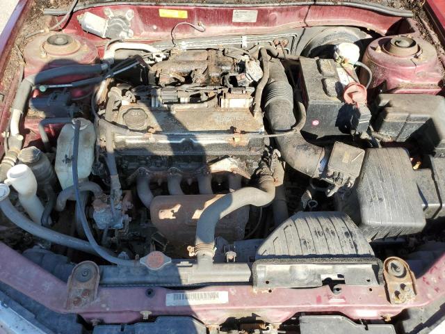 4A3AA46G2YE089403 - 2000 MITSUBISHI GALANT ES RED photo 11