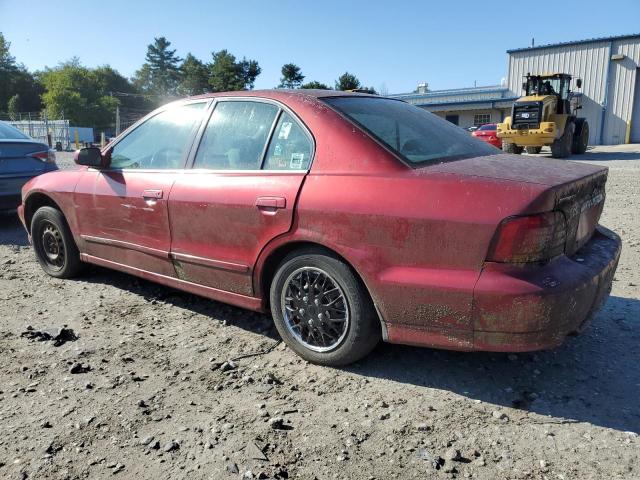 4A3AA46G2YE089403 - 2000 MITSUBISHI GALANT ES RED photo 2