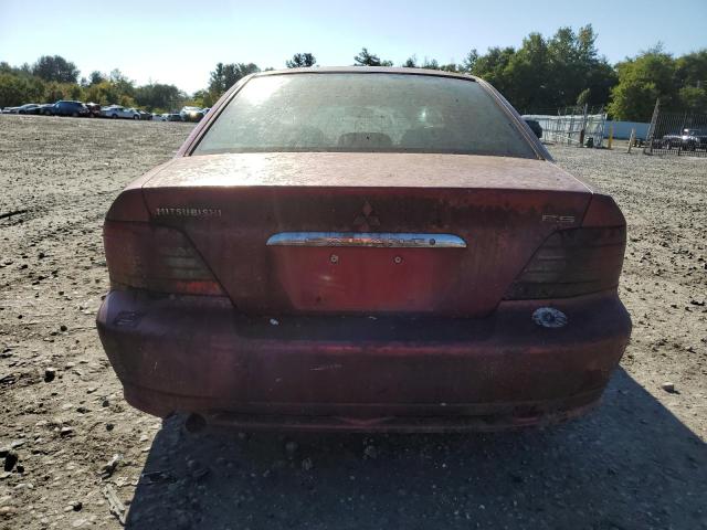 4A3AA46G2YE089403 - 2000 MITSUBISHI GALANT ES RED photo 6