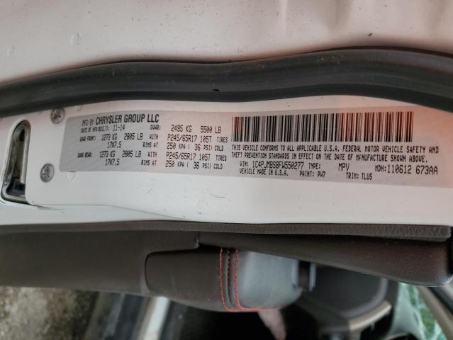 1C4PJMBS8FW550277 - 2015 JEEP CHEROKEE TRAILHAWK 白色 照片 13