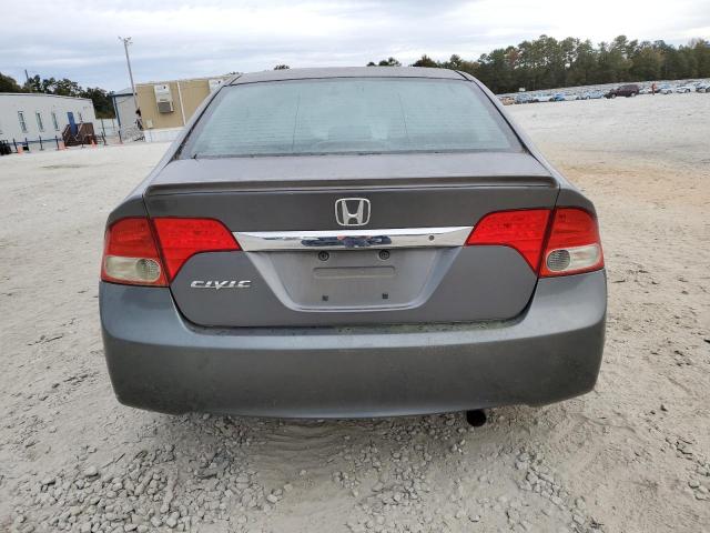 2HGFA16649H316665 - 2009 HONDA CIVIC LX-S GRAY photo 6