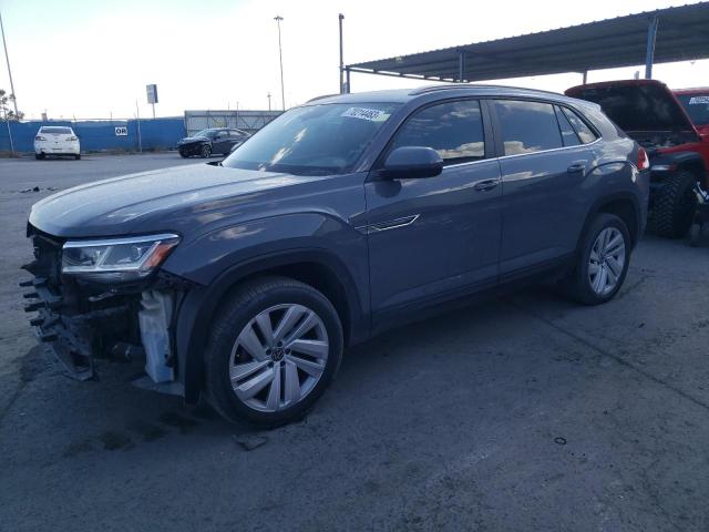 1V25C2CA8LC228441 - 2020 VOLKSWAGEN ATLAS CROS SE Серый фото 1