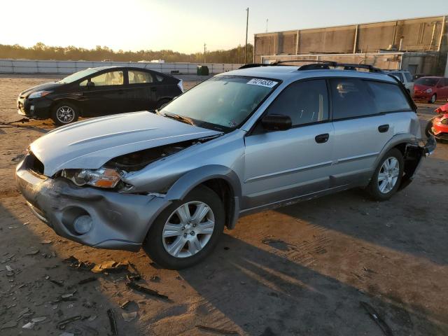 4S4BP61C857327577 - 2005 SUBARU LEGACY OUTBACK 2.5I SILVER photo 1