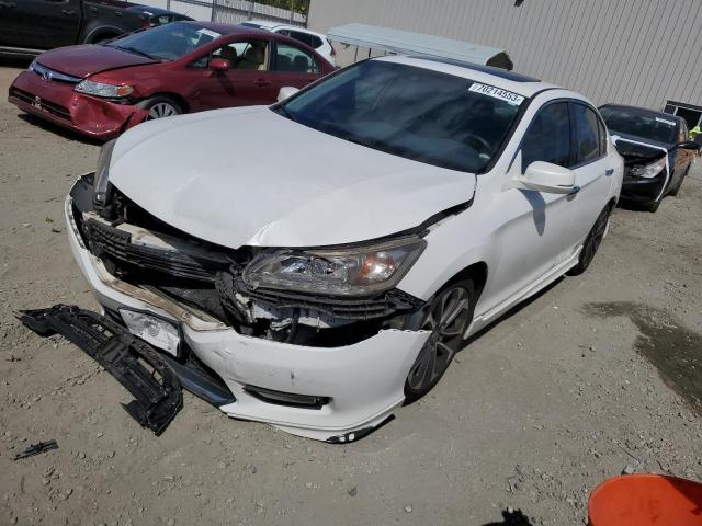 1HGCR3F95DA026105 - 2013 HONDA ACCORD TOURING WHITE photo 1