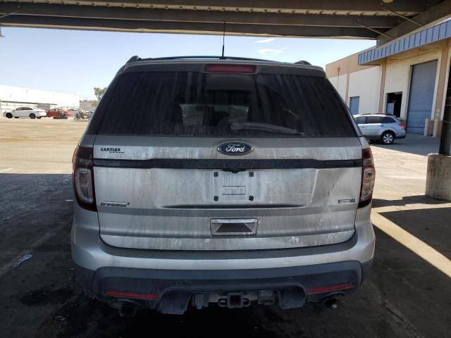 1FM5K8GT9DGB58800 - 2013 FORD EXPLORER SPORT SILVER photo 6
