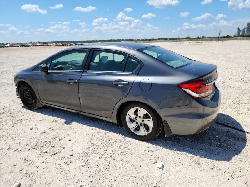 2HGFB2F59DH575316 - 2013 HONDA CIVIC LX GRAY photo 2