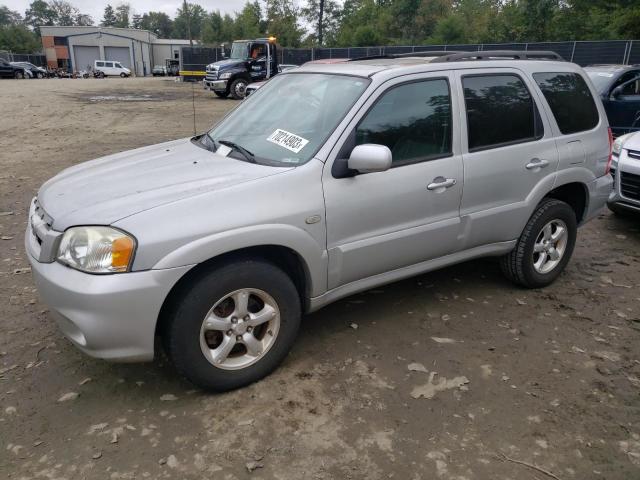 4F2CZ96135KM36795 - 2005 MAZDA TRIBUTE S SILVER photo 1