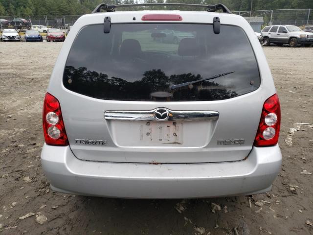 4F2CZ96135KM36795 - 2005 MAZDA TRIBUTE S SILVER photo 6