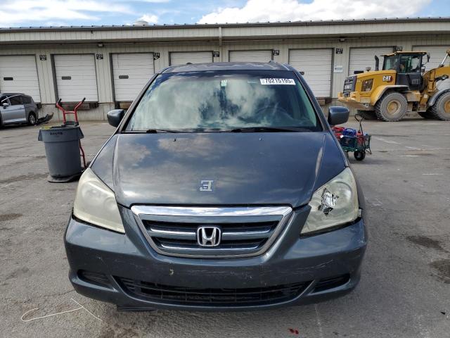 5FNRL38476B449435 - 2006 HONDA ODYSSEY EX GRAY photo 5