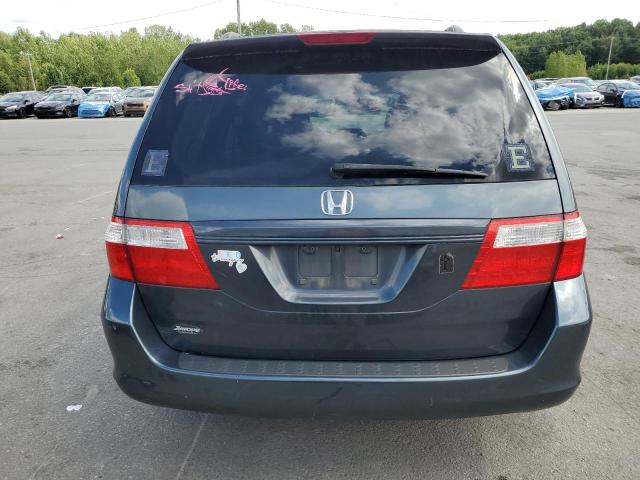 5FNRL38476B449435 - 2006 HONDA ODYSSEY EX GRAY photo 6