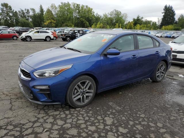 3KPF34AD9KE022809 - 2019 KIA FORTE GT LINE BLUE photo 1