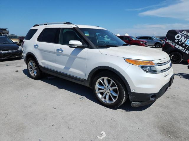 1FM5K7F82FGB89011 - 2015 FORD EXPLORER LIMITED WHITE photo 4