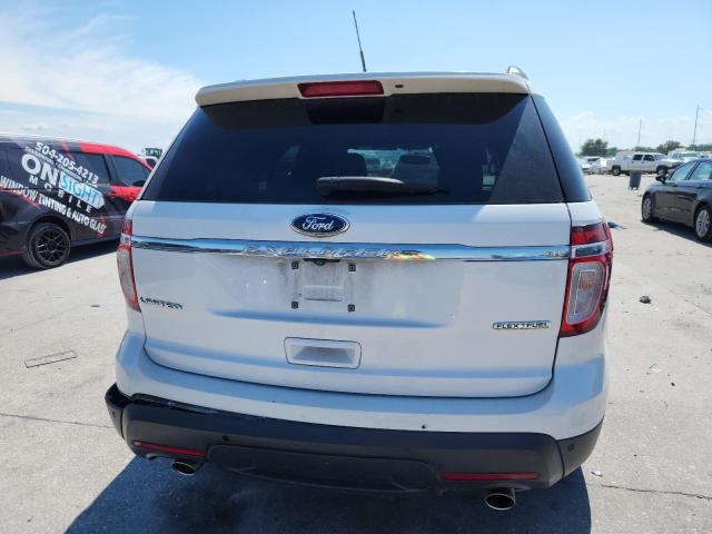 1FM5K7F82FGB89011 - 2015 FORD EXPLORER LIMITED WHITE photo 6