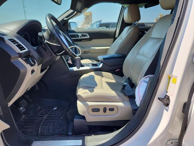 1FM5K7F82FGB89011 - 2015 FORD EXPLORER LIMITED WHITE photo 7