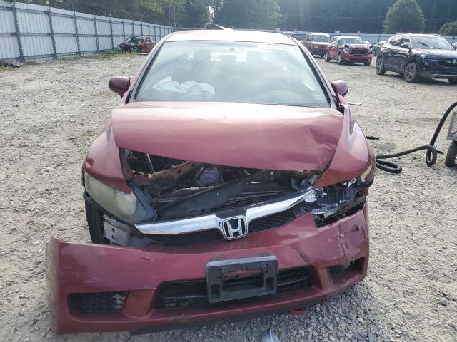 2HGFA1F66AH562217 - 2010 HONDA CIVIC LX-S BURGUNDY photo 5