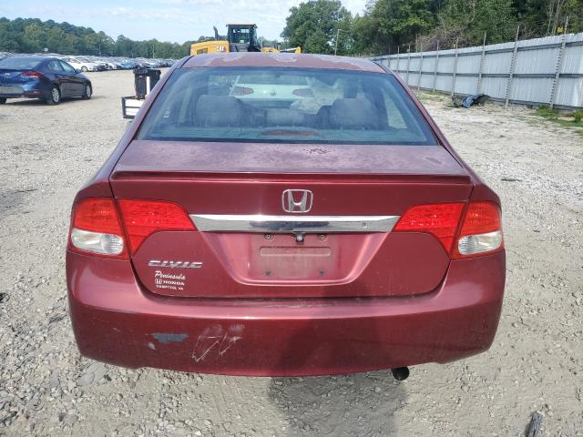 2HGFA1F66AH562217 - 2010 HONDA CIVIC LX-S BURGUNDY photo 6