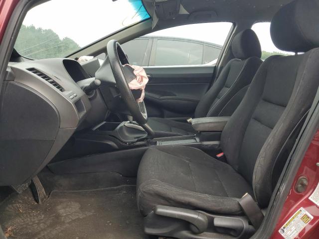 2HGFA1F66AH562217 - 2010 HONDA CIVIC LX-S BURGUNDY photo 7