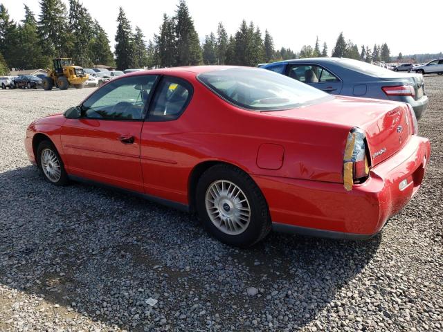 2G1WW12E729267130 - 2002 CHEVROLET MONTE CARL LS RED photo 2