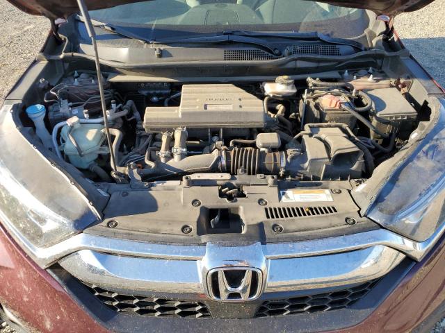 7FARW2H50KE050312 - 2019 HONDA CR-V EX MAROON photo 12