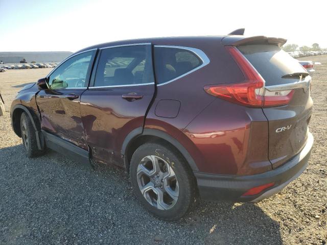7FARW2H50KE050312 - 2019 HONDA CR-V EX MAROON photo 2