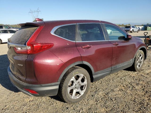 7FARW2H50KE050312 - 2019 HONDA CR-V EX MAROON photo 3