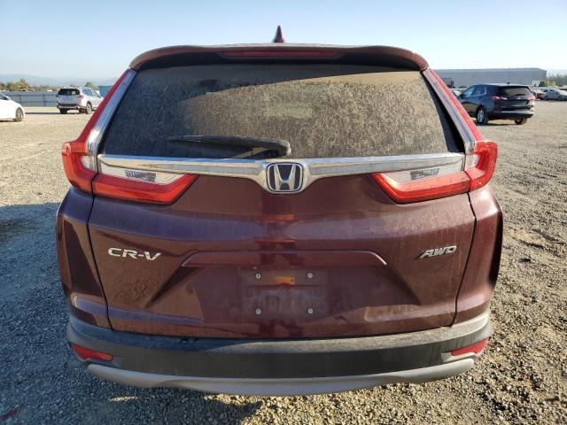 7FARW2H50KE050312 - 2019 HONDA CR-V EX MAROON photo 6