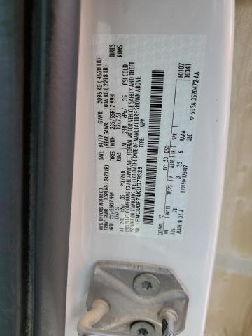 1FMCU0F74KUB78328 - 2019 FORD ESCAPE S WHITE photo 12