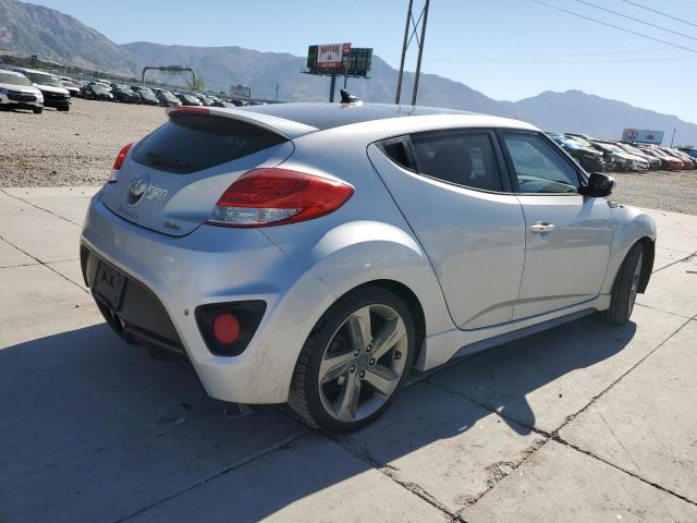 KMHTC6AE8FU235311 - 2015 HYUNDAI VELOSTER TURBO SILVER photo 3