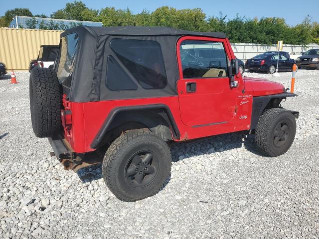 1J4FA49S2YP712204 - 2000 JEEP WRANGLER / SPORT RED photo 3