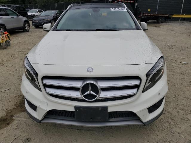 WDCTG4GB5FJ122549 - 2015 MERCEDES-BENZ GLA 250 4MATIC WHITE photo 5