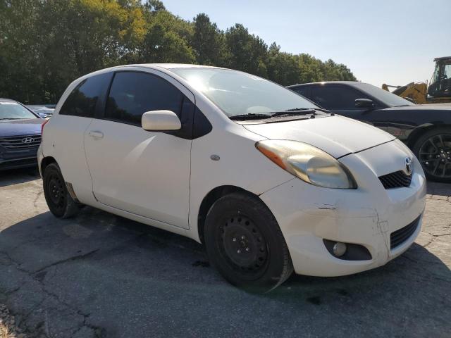 JTDJT903695250546 - 2009 TOYOTA YARIS WHITE photo 4