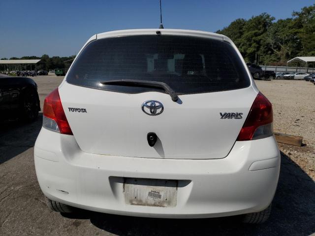 JTDJT903695250546 - 2009 TOYOTA YARIS WHITE photo 6