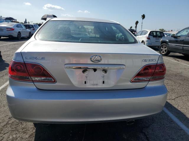 JTHBA30G265159651 - 2006 LEXUS ES 330 SILVER photo 6