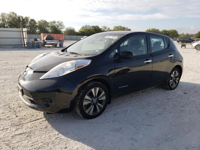 1N4AZ0CP3FC305864 - 2015 NISSAN LEAF S BLACK photo 1