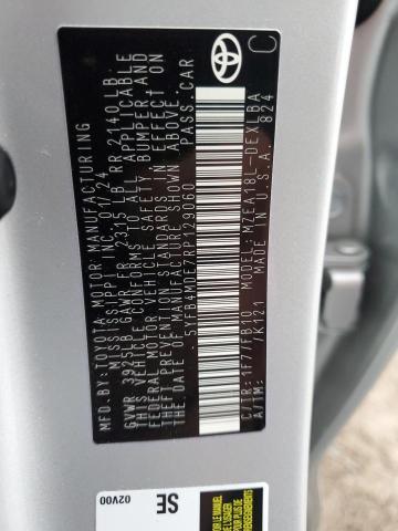 5YFB4MDE7RP129060 - 2024 TOYOTA COROLLA LE Gümüş foto 12