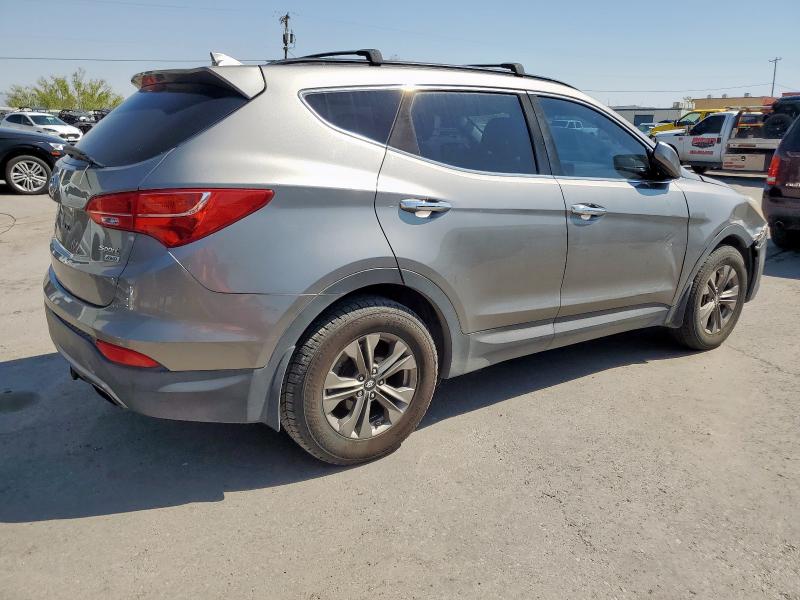 5XYZUDLB7FG277523 - 2015 HYUNDAI SANTA FE S GRAY photo 3