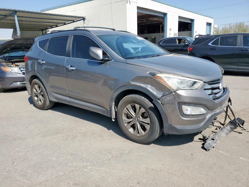 5XYZUDLB7FG277523 - 2015 HYUNDAI SANTA FE S GRAY photo 4