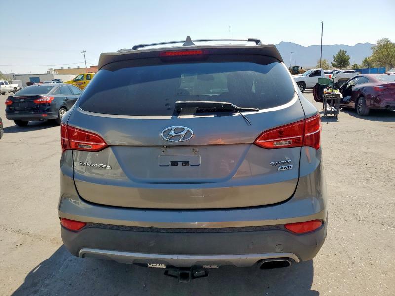 5XYZUDLB7FG277523 - 2015 HYUNDAI SANTA FE S GRAY photo 6