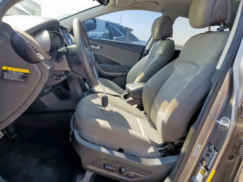 5XYZUDLB7FG277523 - 2015 HYUNDAI SANTA FE S GRAY photo 7