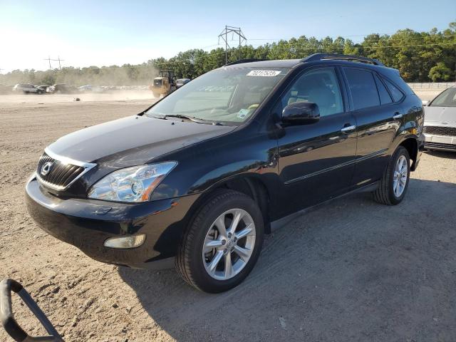 2T2GK31U99C075628 - 2009 LEXUS RX 350 BLACK photo 1