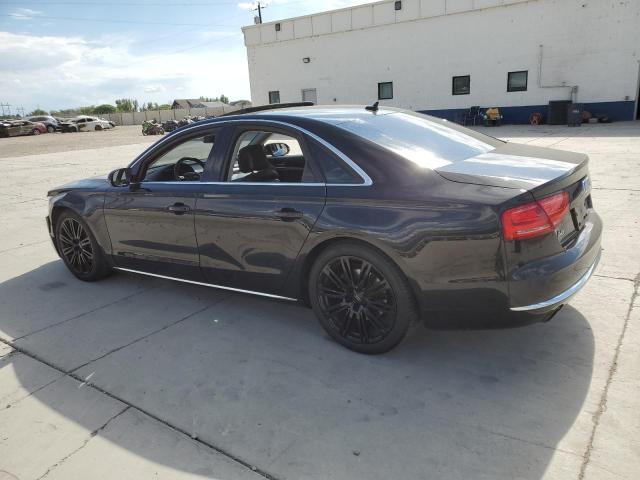 WAUAGAFD9DN005588 - 2013 AUDI A8 QUATTRO შავი ფოტო 2