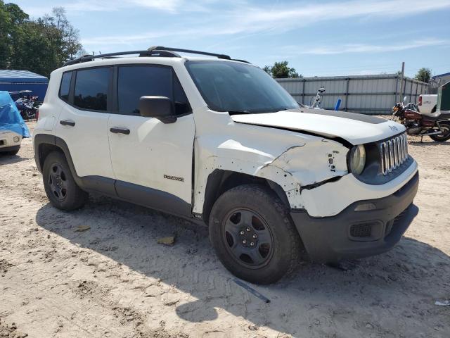 ZACCJBAH2HPE89825 - 2017 JEEP RENEGADE SPORT WHITE photo 4