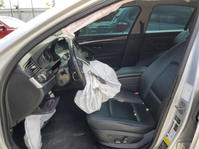 WBAXH5C53DD115134 - 2013 BMW 5 SERIES XI SILVER photo 7