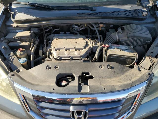 5FNRL3H66AB032902 - 2010 HONDA ODYSSEY EXL GRAY photo 12