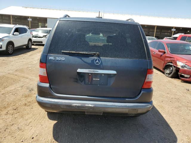 4JGAB54E1YA221450 - 2000 MERCEDES-BENZ ML 320 BLUE photo 6