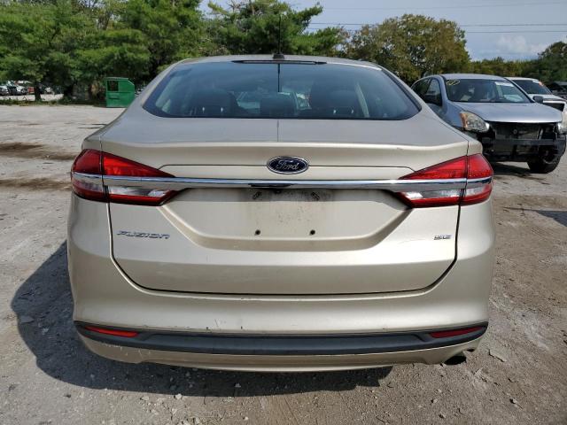 3FA6P0H74HR231590 - 2017 FORD FUSION SE TAN photo 6