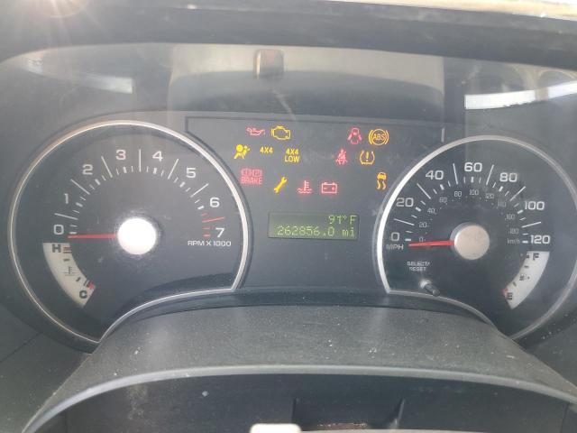 1FMEU7DE0AUB03482 - 2010 FORD EXPLORER XLT WHITE photo 9