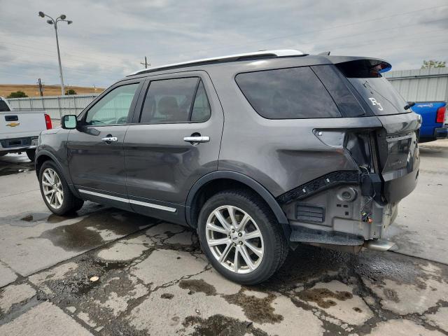 1FM5K8F87GGA29987 - 2016 FORD EXPLORER LIMITED GRAY photo 2