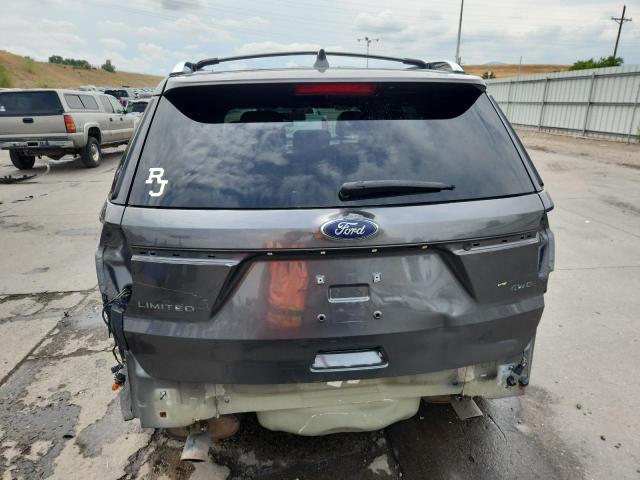 1FM5K8F87GGA29987 - 2016 FORD EXPLORER LIMITED GRAY photo 6