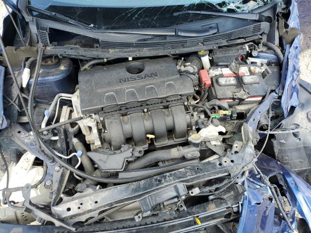 3N1AB7AP4KY285980 - 2019 NISSAN SENTRA S BLUE photo 11